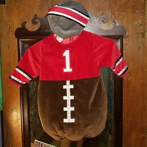 Infant football uniform costume